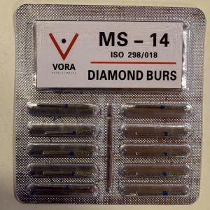 VORA Fresa de diamante Troncocónica MS-14 Azul