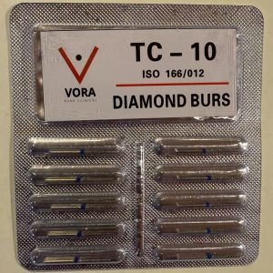 VORA Fresa de diamante Troncocónica TC-10 Azul