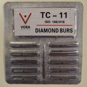 VORA Fresa de diamante Troncocónica TC-11 Azul