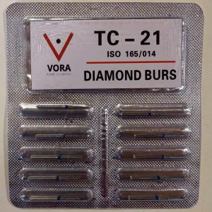 VORA Fresa de diamante Troncocónica TC-21 Azul
