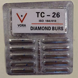 VORA Fresa de diamante Troncocónica TC-26 Azul