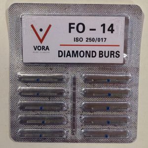 VORA Fresa de diamante Llama FO-14 Azul