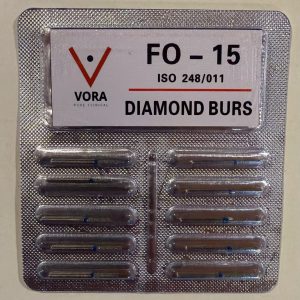 VORA Fresa de diamante Llama FO-15 Azul