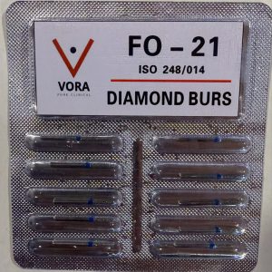 VORA Fresa de diamante Llama FO-21 Azul
