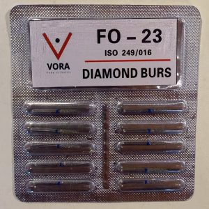 VORA Fresa de diamante Llama FO-23 Azul