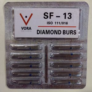 VORA Fresa de diamante Cilíndrica SF-13 Azul