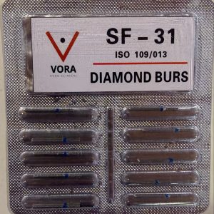 VORA Fresa de diamante Cilíndrica SF-31 Azul