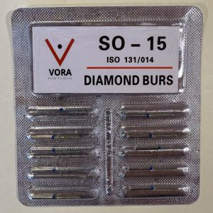 VORA Fresa de diamante Cilíndrica SO-15 Azul