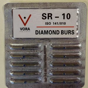 VORA Fresa de diamante Cilíndrica SR-10 Azul