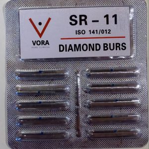VORA Fresa de diamante Cilíndrica SR-11 Azul