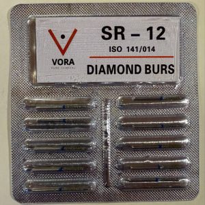 VORA Fresa de diamante Cilíndrica SR-12 Azul