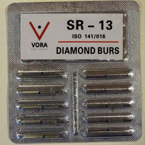 VORA Fresa de diamante Cilíndrica SR-13 Azul