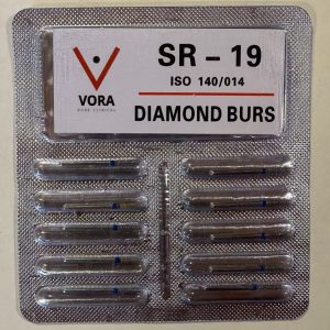 VORA Fresa de diamante Cilíndrica SR-19 Azul