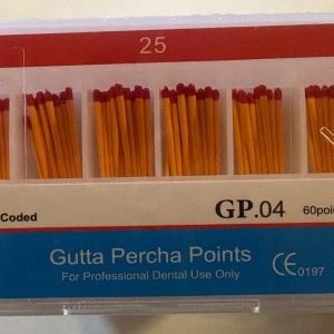 Conos de Gutapercha Taper .04 N° 25