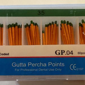 Conos de Gutapercha Taper .04 N° 35