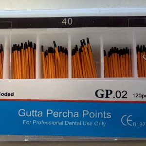 Conos de Gutapercha Taper .02 N° 40