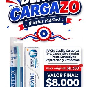Pack Cepillo Curaprox + Pasta Sensodyne Repara y Protege